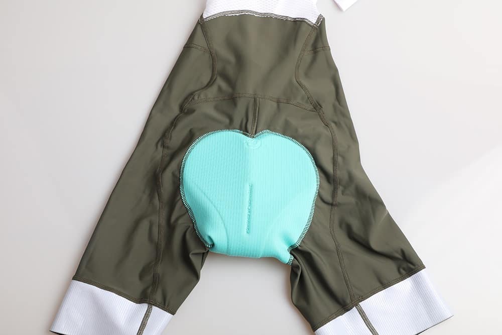 X vent bib shorts green pro pad